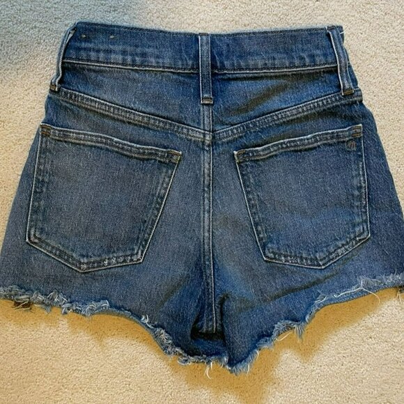 Madewell The Perfect Jean Shorts in Rayburn Comfort Stretch Women's Size 24 - Picture 4 of 7